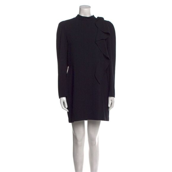 IRO Deteo 3D Ruffle Sheath Dress EU 42 / Black - Picture 6 of 9